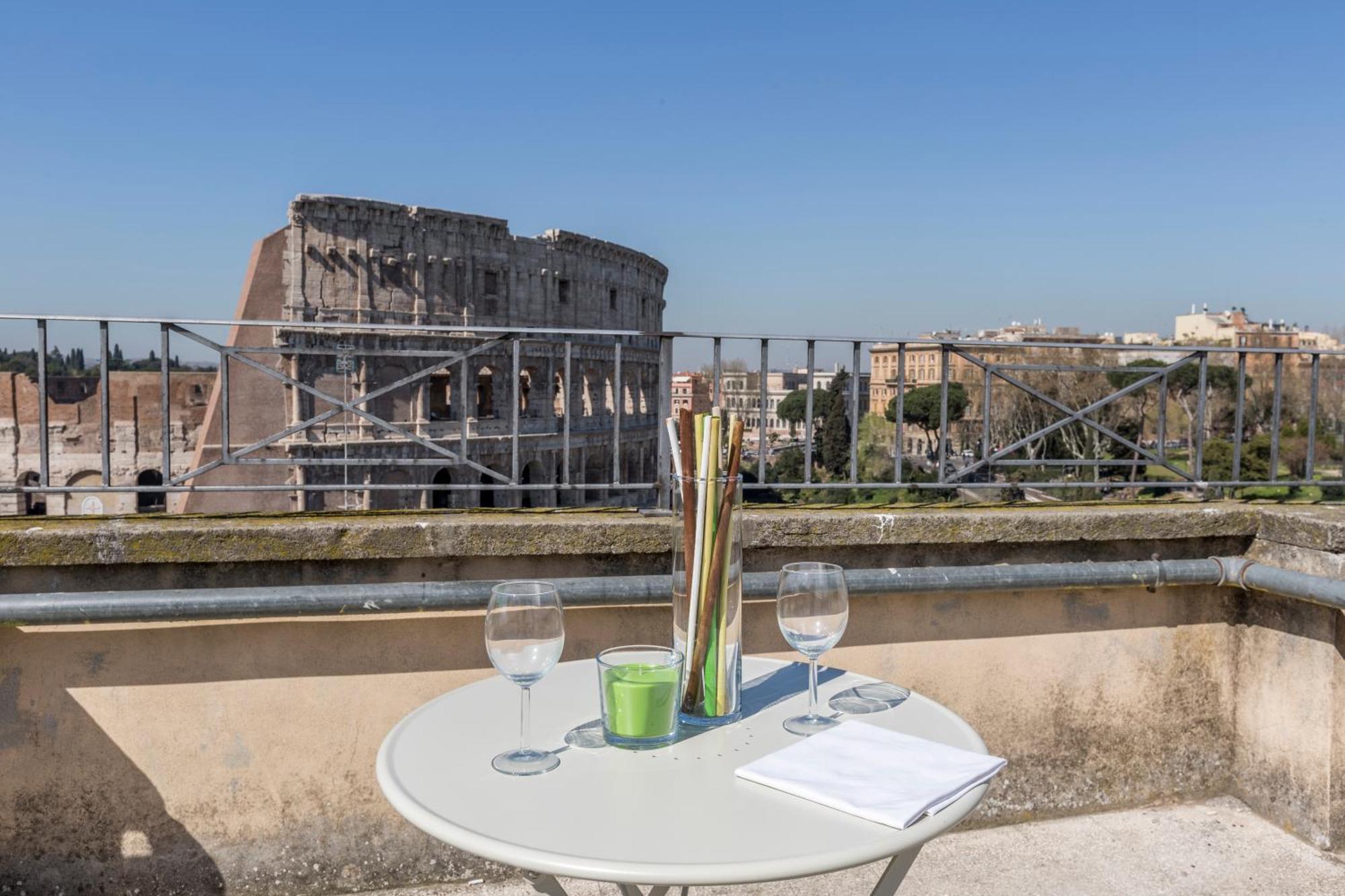 Ferienwohnung Eve Penthouse Colosseo Rom Exterior foto